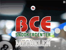 Tablet Screenshot of bcesnookercenter.be